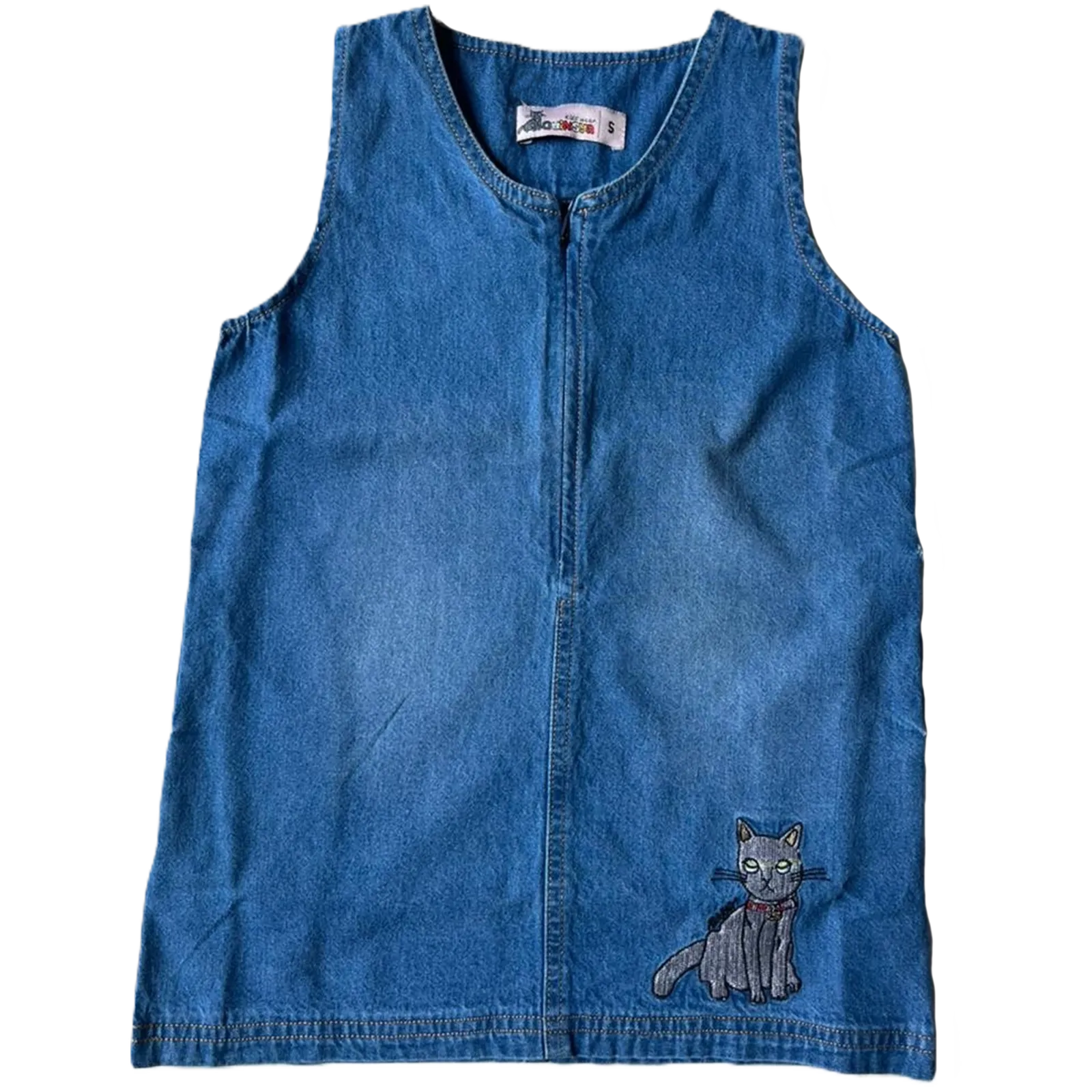 kids dress with medium bleaching