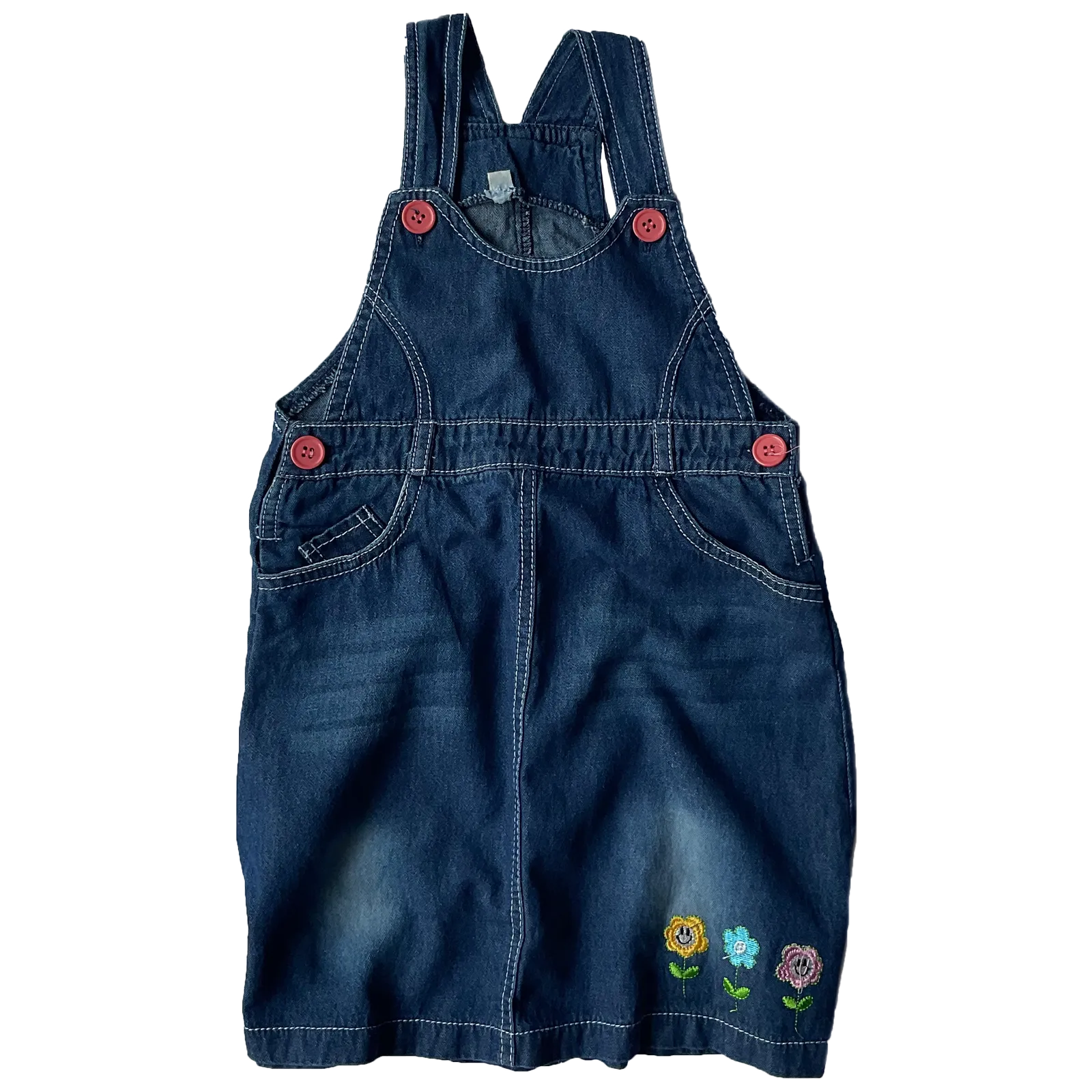 kids jumpsuit with dark bleaching