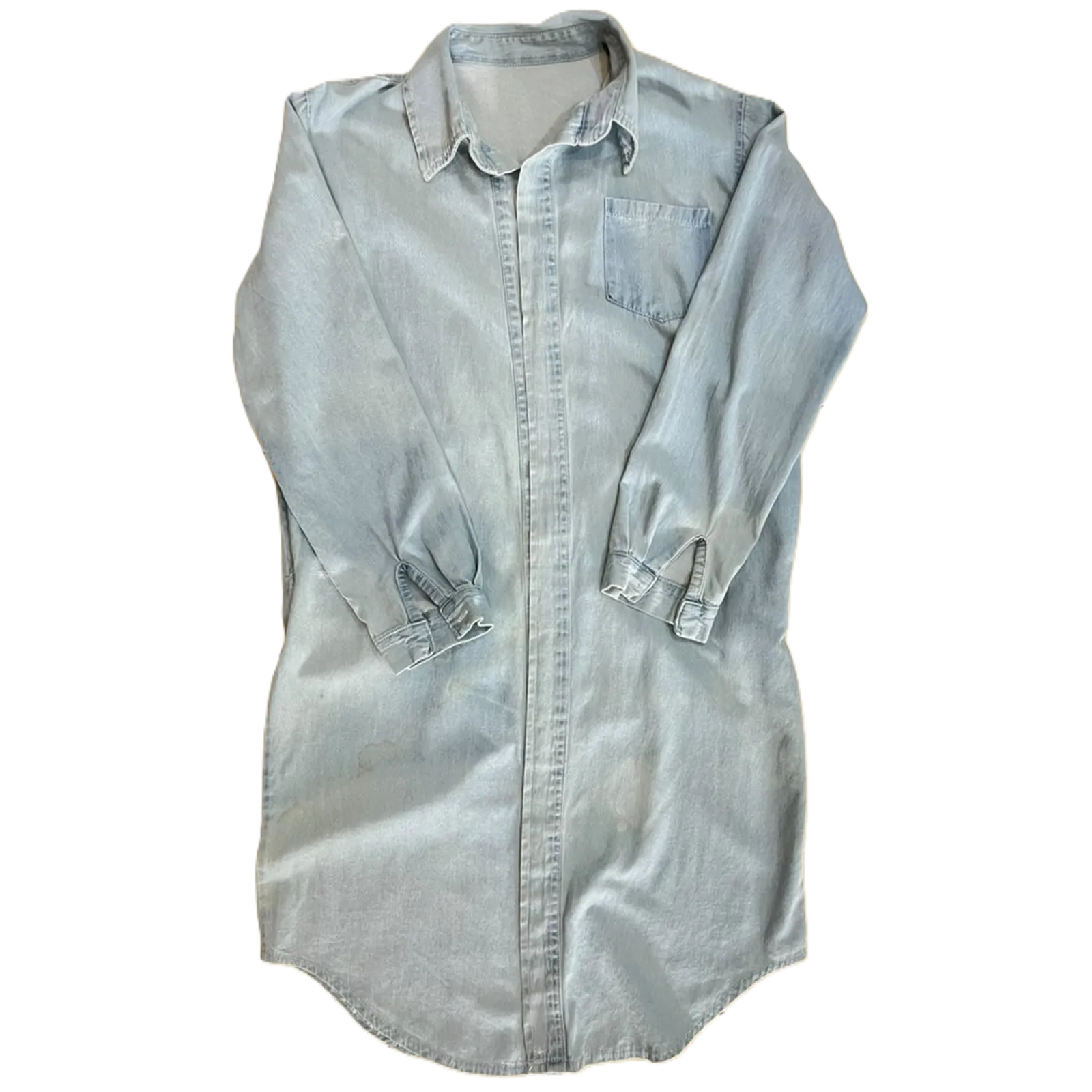 blouse with light bleaching